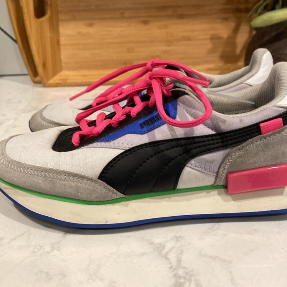 PUMA Future Rider 'Play On White Grey Violet' - Picture 7 of 14